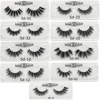 

muye False Eyelashes Faux 3D Mink Eyelashes Crossing Fake lashes Hand Made Strip Eyelash Extension Beautiful Package cilios