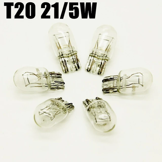 2 ampoules W21/5W T20 W3x16q 12V 21/5W