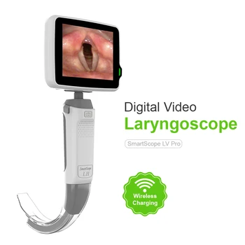 3.5 inch Touch Screen Portable Handle Video Laryngoscope with Adult Pediatric Disposable blades Surgery Intubation