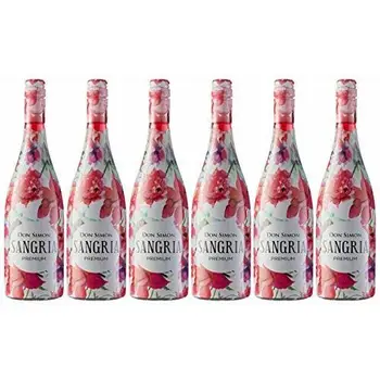

Don Simón Sangría Premium, Volumen de Alcohol 7% - Pack de 6 Botellas x 750 ml - Total: 4500 ml