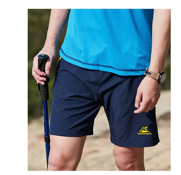 Summer Men Shorts MEN'S Casual Pants Shorts Plus-sized Outdoor Athletic Pants Loose-Fit Beach Shorts