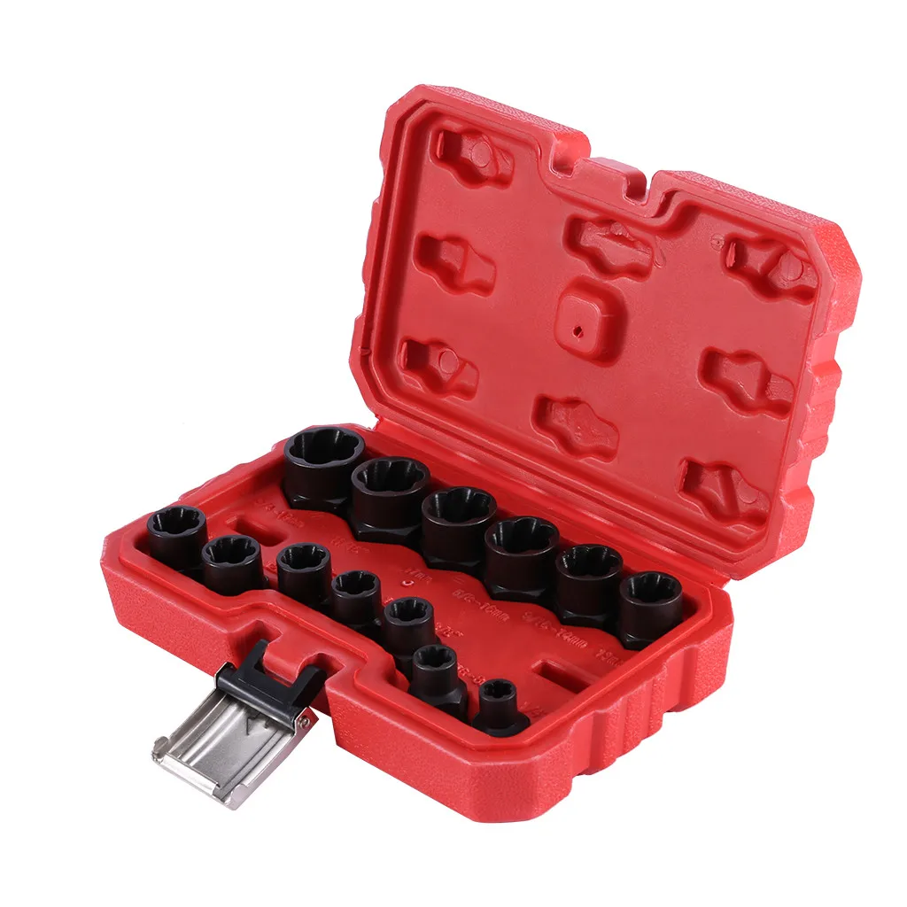 I-mpact B-olt& Nut Remover Set 13 Pieces, B-olt Remover Tool Set Dropshipping Accessories tool Christmas decorations decorati