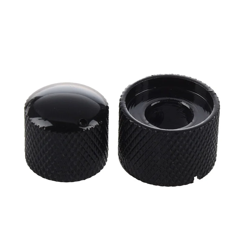 

Dual Concentric Volume Tone Blend Control Knob Electric Guitar Parts Black
