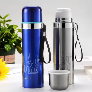 

Mug Female Student Korean Version Cute Male Large Capacity Cup Anti-fall Children Home Tea Kettle Insulated Cup Thermos Bottle