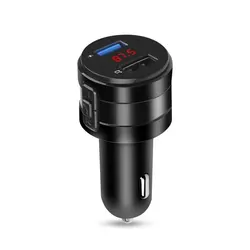 Modulador transmisor FM 4,2 inalámbrico, manos libres, cargador de coche 3.1A, adaptador USB Dual, reproductor MP3 para coche, receptor inalámbrico X20