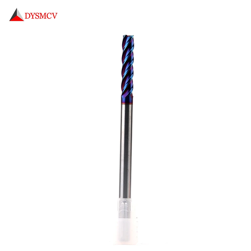 Wokesi 2mm 4mm 6mm Cutter Dia,Pack Of 3,Std Length,4Flutes,HRC45,TiAlN Coated,Metric