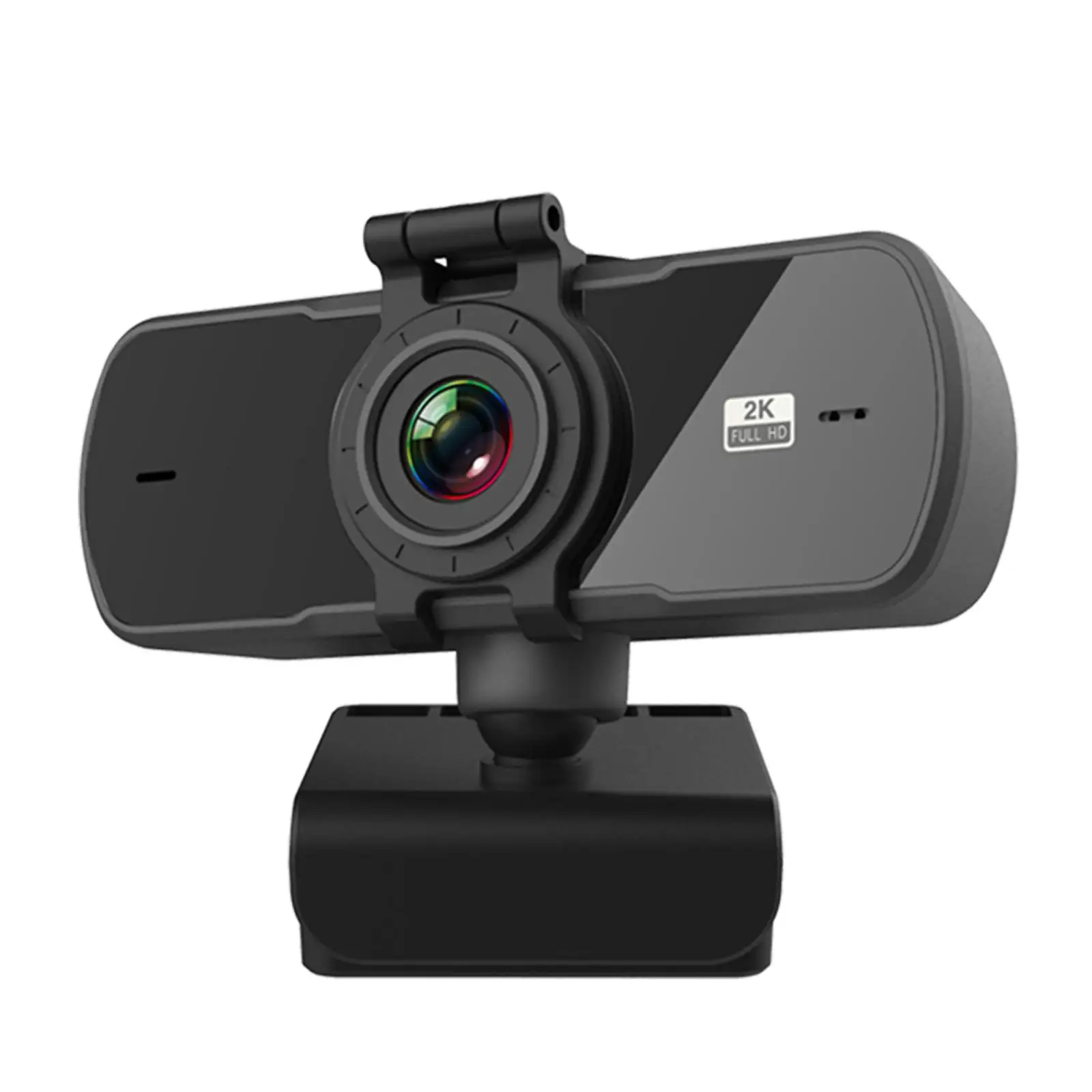 Full HD Rotatable 2K Webcam with Mic Microphone Auto Focus HD Web Camera for PC Laptop Video Calling Studying