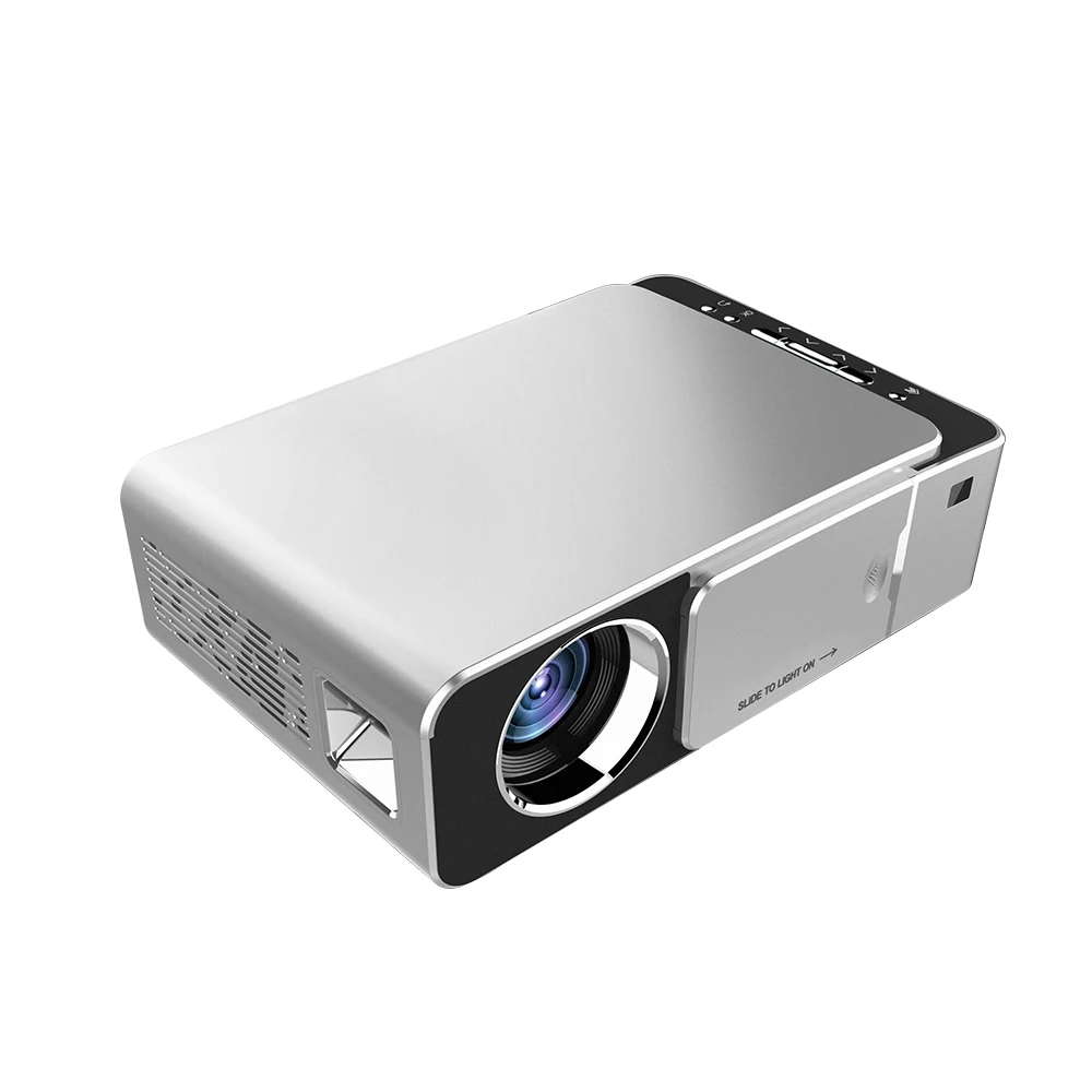 Мини-проектор видео lcd T6 Wifi проектор 3в1 av-кабель поддержка 1080p HD светодиодный портативный для игра для домашнего кинотеатра Кино