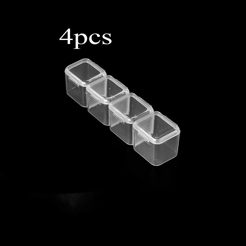 4pcs box New plastic 56 Lattices Diamond Embroidery Accessories diamond painting Boxes Cross Stitch Cases Storage Organizer - Цвет: 4pcs box