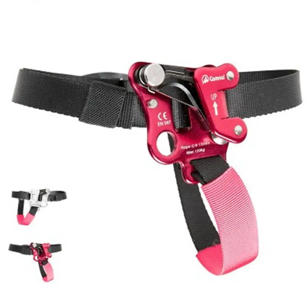 Climbing Foot Ascender Set Riser With Pedal Belt Grasp Rope Gear Anti
