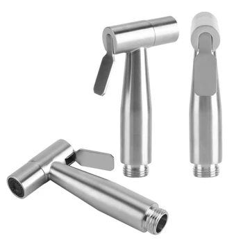 

Handheld Toilet Bidet Sprayer Set Kit Stainless Steel Hand Bidet Faucet For Bathroom Hand Spray Nozzle Shower Head