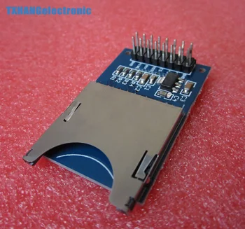 

Integrated Circuits Reading and writing module SD Card Module Slot Socket Reader ARM MCU for arduino micro sd diy electronics