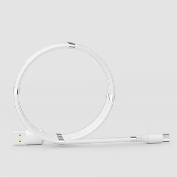 

Magnetic USB Charging date Cable line Micro USB/Type-C Self Winding 0.9/1.8m for Android xiaomi huawei Samsung tablet