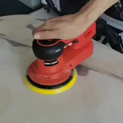 Polisseuse électrique orbitale aléatoire pour voiture, 350W, 110V 220V, avec papiers abrasifs, outil électrique pour polisseuse 