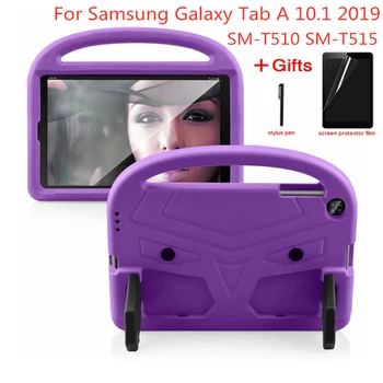 

EVA Portable Stand Kids Safe Foam Shockproof Tablet Cover For Samsung Galaxy Tab A 10.1 2019 SM-T510 SM-T515 T510 T515 Case