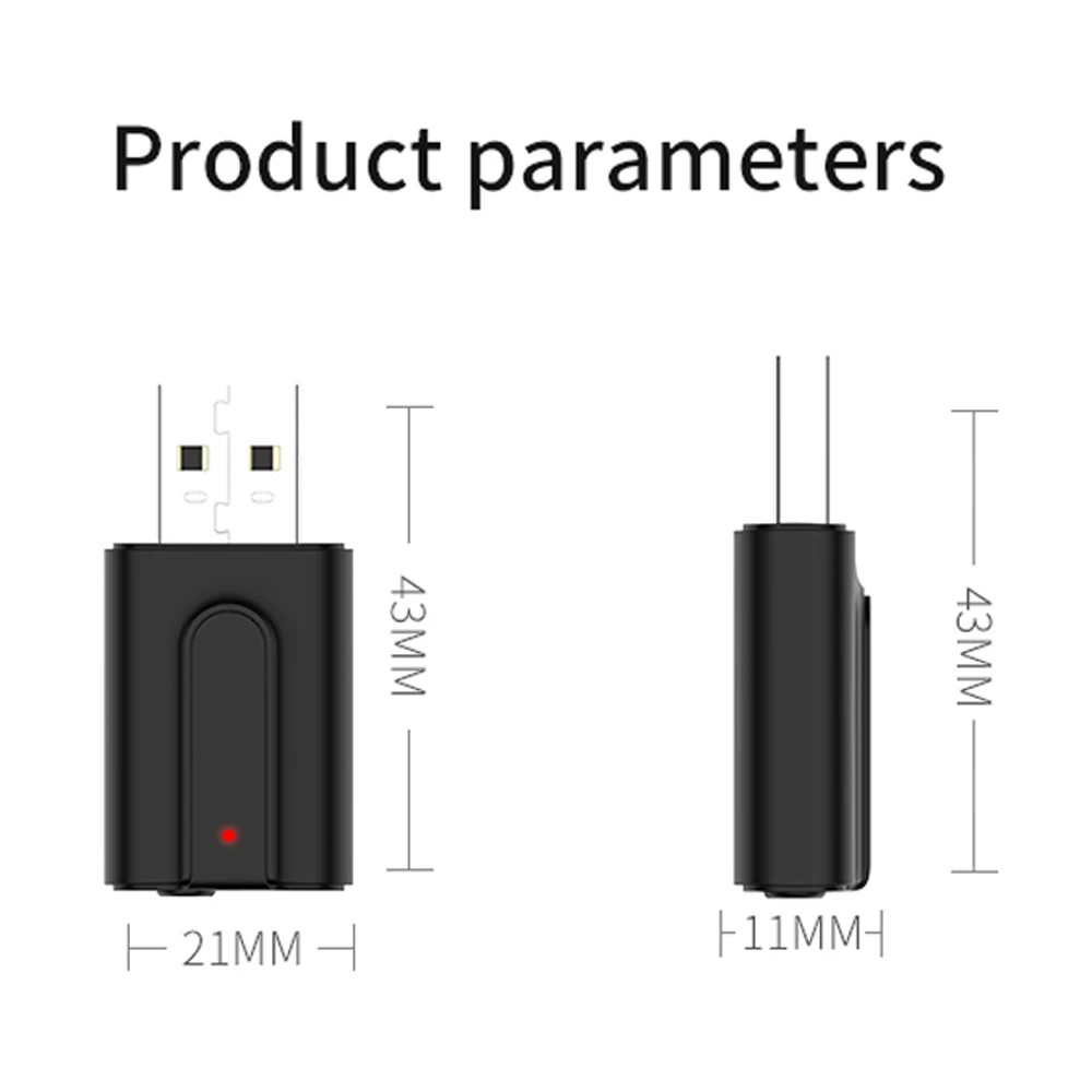 Мини Bluetooth 5,0 USB передатчик приемник 2 в 1 беспроводной аудио музыка стерео адаптер приемник для ТВ динамик наушники