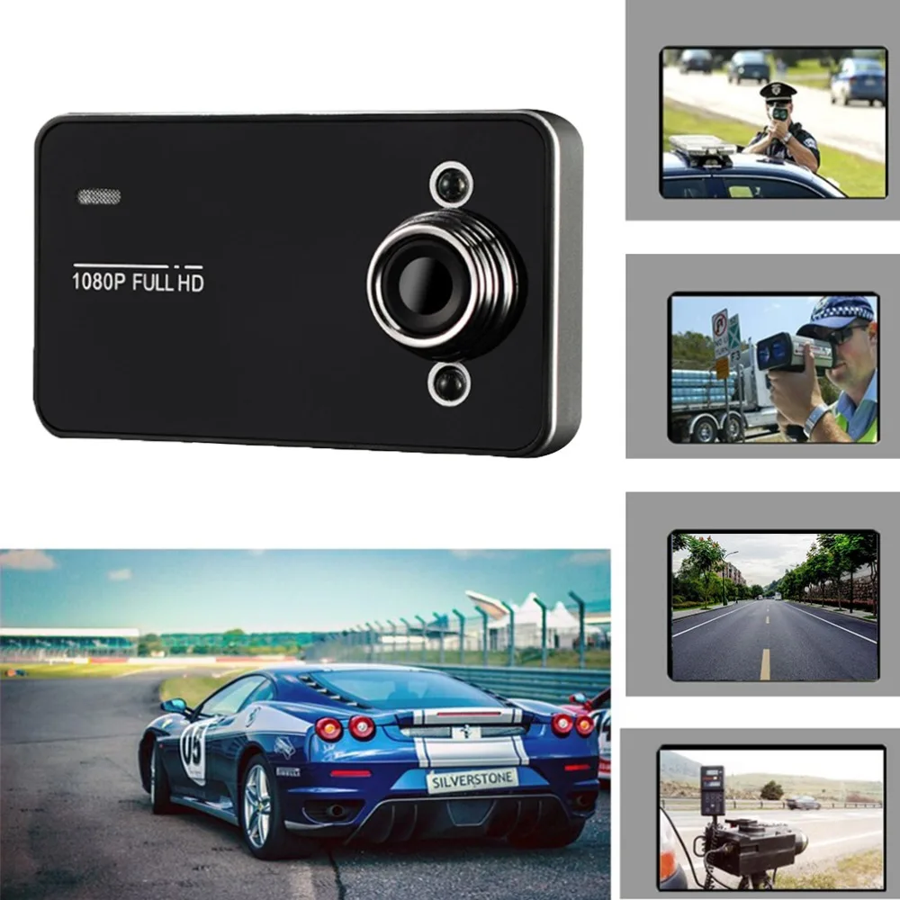K6000 Автомобильный видеорегистратор 1080P Full HD видео рекордер приборная панель камера светодиодный ночного видения видео регистратор Dashcam поддержка tf-карты