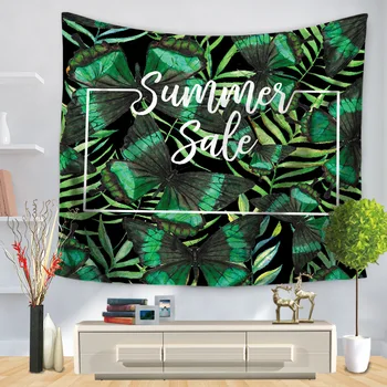 

Home Decor wall Tapestry Cactus 3D Printing Art Hanging Green Tapestry Banana leaves Indian Boho Wall Hippie Tapis Carpet TAP71