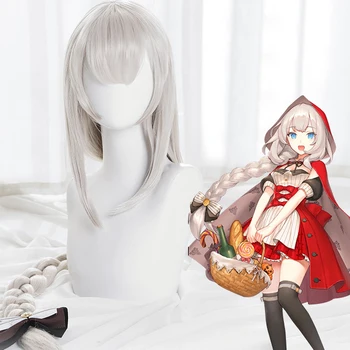 

FGO Fourth Anniversary Marie Antoinette Cosplay Wig 120cm Long Braids 4th Fate Grand Order Synthetic Hair for Adult