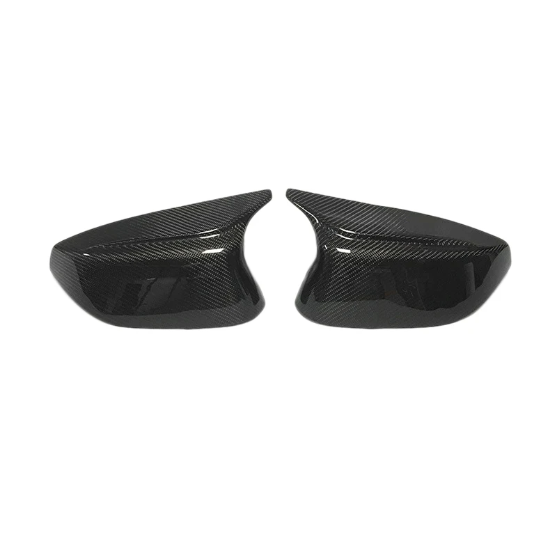 Углеродное волокно боковая крышка зеркала заднего вида Замена бык рога для Infiniti Q5 SQ5 Q60-17
