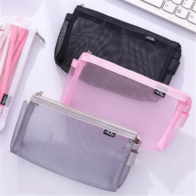 Pk Ga Bk -19x10cm Vogvigo, косметичка для путешествий, для женщин, на молнии, макияж, прозрачный чехол для макияжа, органайзер, сумка для хранения, косметичка, набор, сумки - Цвет: Pk Ga Bk -19x10cm