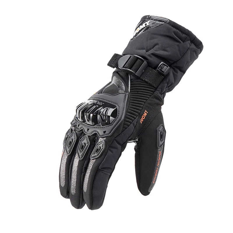 Зимние теплые водонепроницаемые мотоциклетные перчатки, водонепроницаемые перчатки для езды на велосипеде, анти-Осенние перчатки для бега по пересеченной местности, перчатки с сенсорным экраном - Цвет: 3