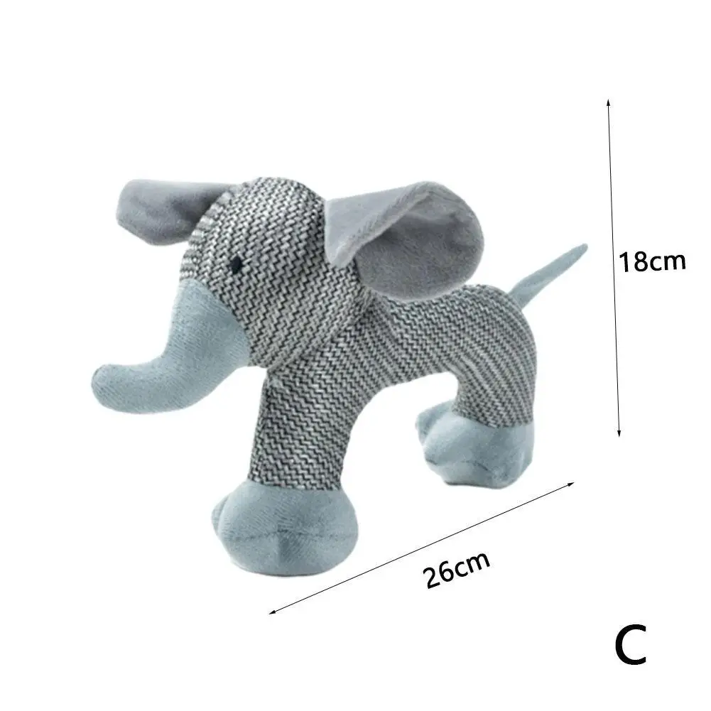 elephant Жевательные игрушки для собак устойчивые к укусам игрушки для собак с пищащей уткой интерактивные игрушки для щенков устойчивые к износу и разрыву укусы вокальные игрушки для домашних животных - Цвет: elephant