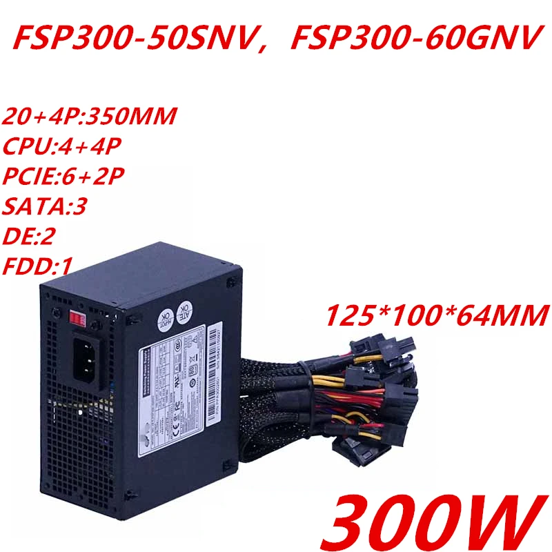 PSU для FSP SFX MATX RTX 1050Ti 1060Ti 300 Вт блок питания FSP300-50SNV FSP300-60GNV