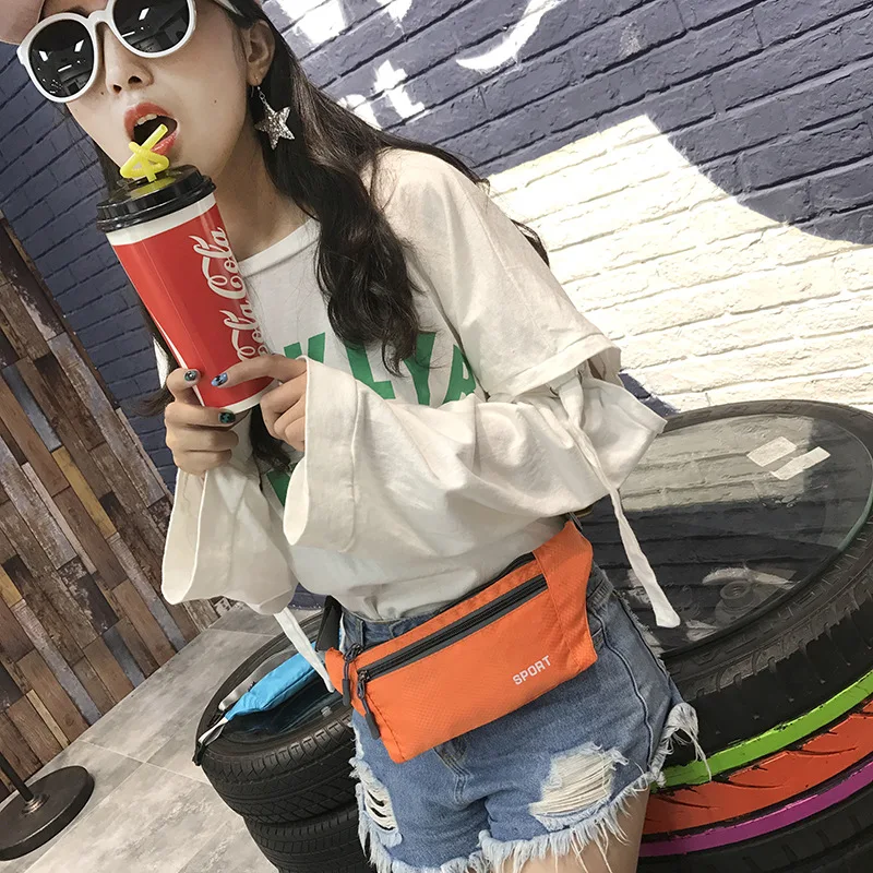 

outdoor running sports waist bag waterproof multi-function mountaineering travel bag fashion trendy ultra thin bag