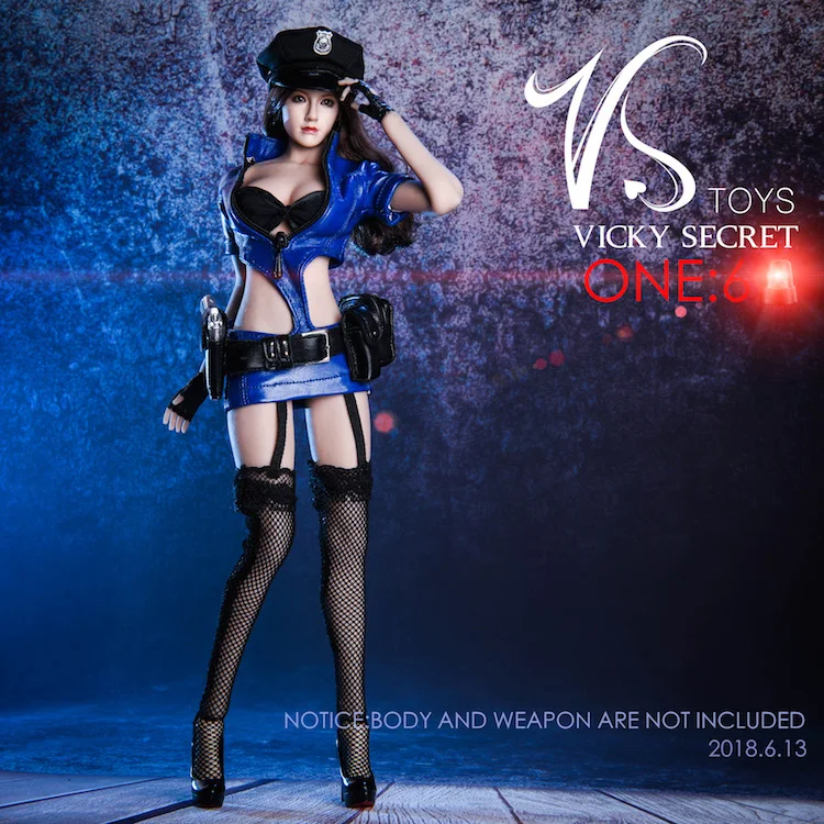 Сексуальная 1/6 vstoys 1/6 18XG16 COS униформа для полицейских-женщин костюм W оружие для 1" Женский PH кукла экшн фигурка аксессуары для тела