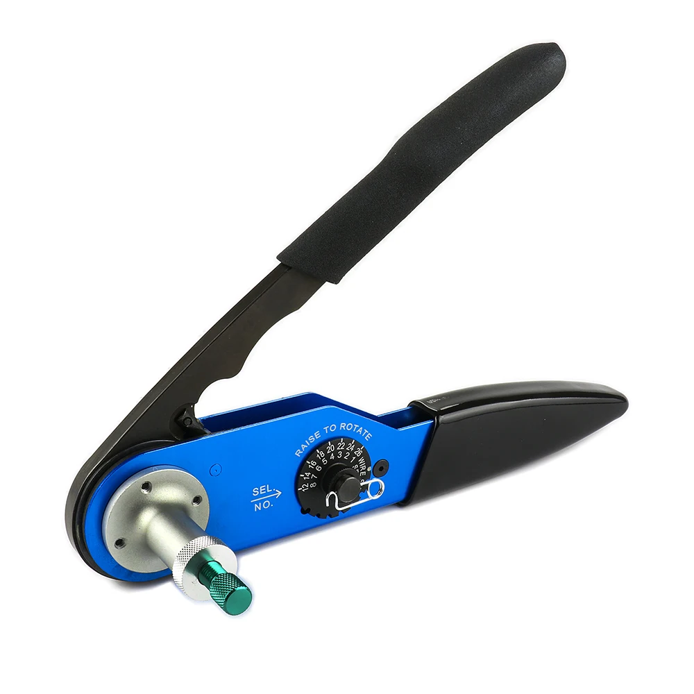 

Deutsch Connector Tool Crimper HDT-48-00 Harley Caterpiller Hand Tool Support Size 14,16,20 Solid Contact for Deutsch DT,DTM,DTP