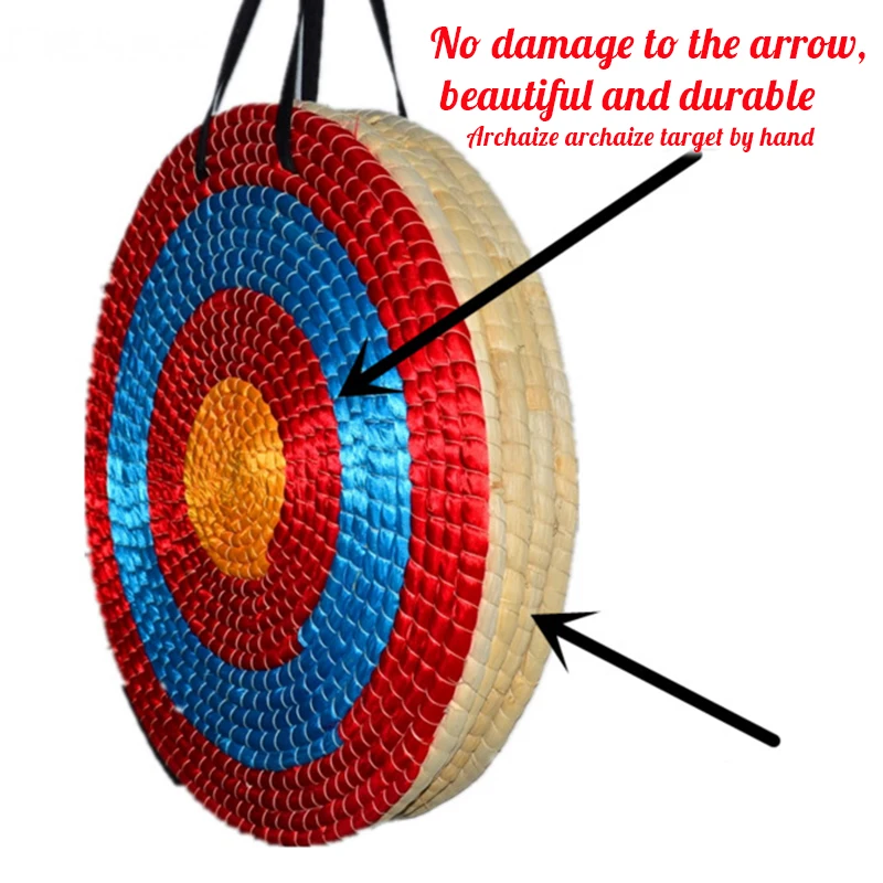 Preise Requisiten Alt stil Generation Gras Ziel 50cm Einzigen Schicht Pfeil Ziel ba jia ARC Ziel Schießen Stroh Produkte pfeil Pavili 25
