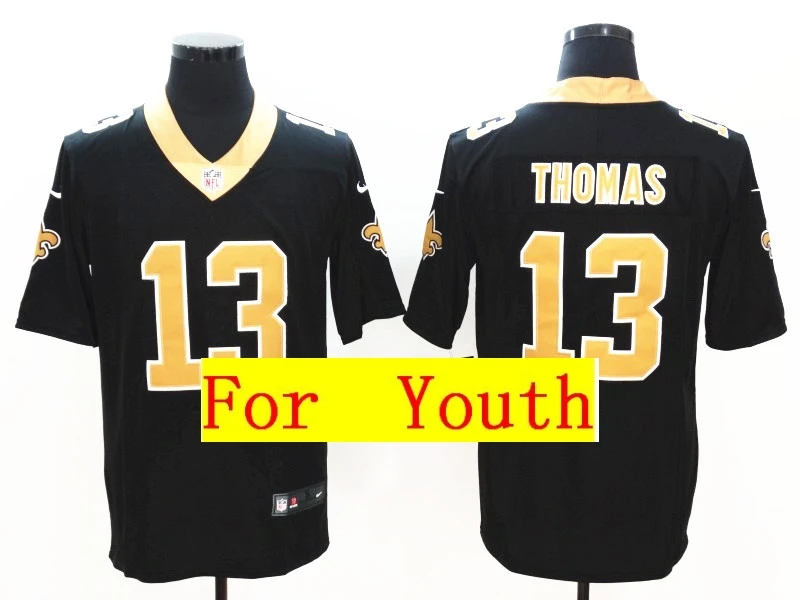 Розовый Молодежный Орлеан Элвин Камара Drew Brees Майкл Томас Vapor Untouchable Limited Джерси рубашки - Цвет: Розовый