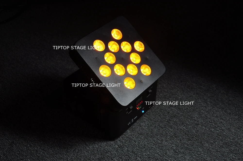 6в1 Зарядка чехол 12x15 Вт Tyanshine батарея беспроводной светодиод Par Light RGBWA 5в1 цветной телефон приложение дистанционное управление