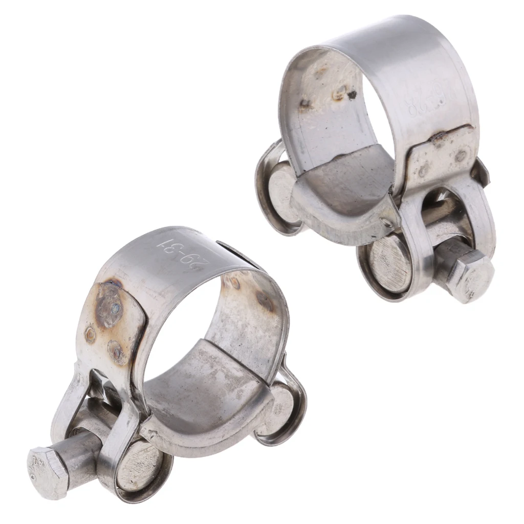 29-31mm & 26-28mm Motorcycle Exhaust Pipe Clamp Caliper - Stainless Steel
