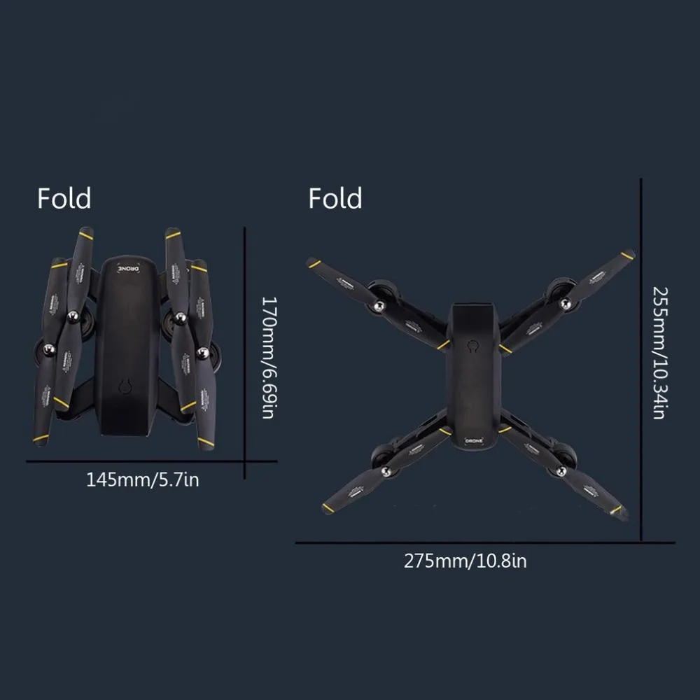 Sg700 Радиоуправляемый Дрон 1080P двойная камера оптический поток селфи Дрон складной Квадрокоптер вертолет с дистанционным управлением