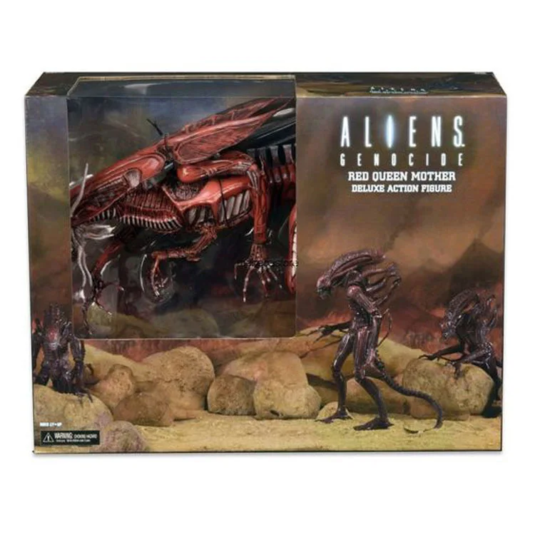 NECA специальная форма инопланетянин 2nd Wave 1979 прозрачный череп Солдат Синий специальная форма Мобильная фигурка Гараж Комплект