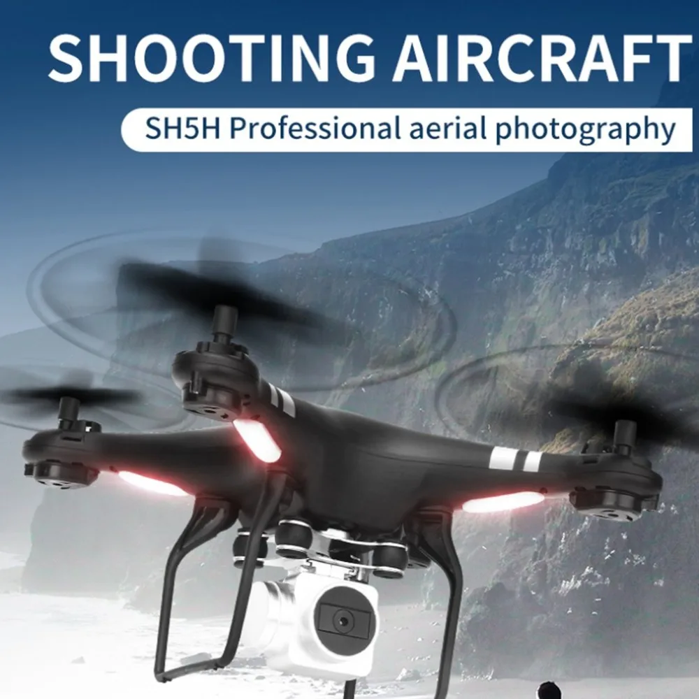 Wi-Fi камера SH5HD FPV Дрон RC Квадрокоптер живое видео высота с 1 батареей 2,4 ГГц 4 канала 6 осей Радиоуправляемый Дрон