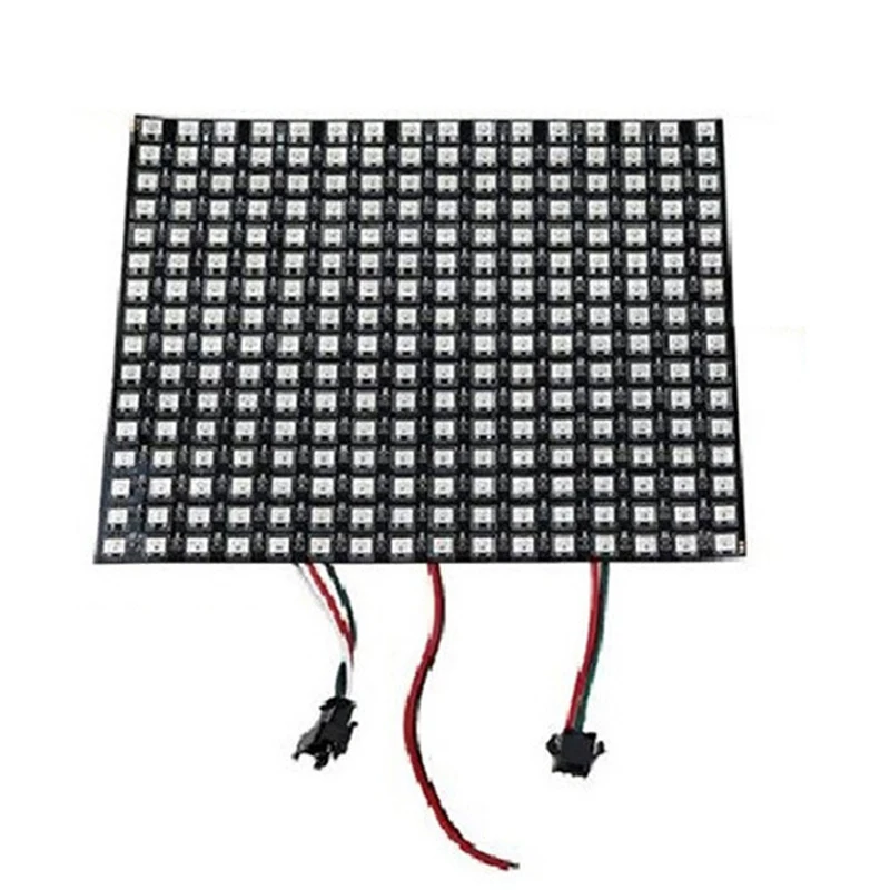 Промо-акция! 16X16 SK6812 WS2812B адресуемый гибкий светодиодный пиксельный экран DC5V |