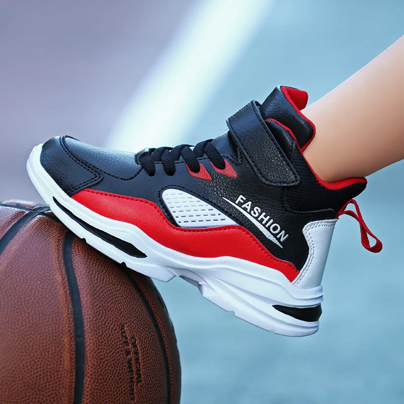

Teenager Athletic Shoes 2019 Hot Selling BOY'S Basketball Shoes Big Boy Children Sneakers Campus Students Hight-top CHILDREN'S S