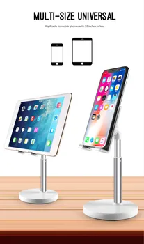 

2 in 1 Tablet Holder Universal Desktop Cell Phone Holders Support Smartphone Telescopic Mount Holder Mobile Stand Accessories