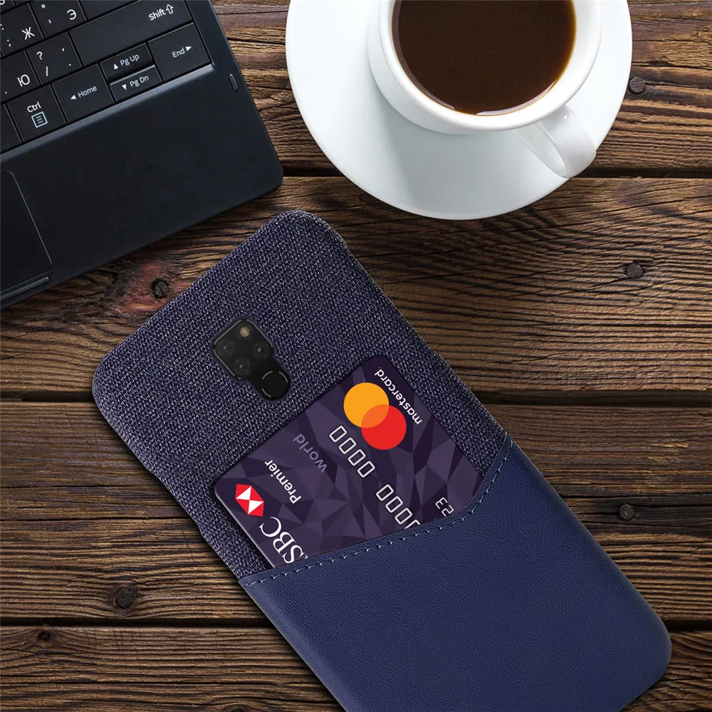 Для Huawei Mate 20 Lite Pro 20X 10 9 8 слотов для карт чехол из искусственной кожи деловой