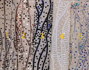 

nice looking feather embroidery tulle mesh lace fabric David-11.9516 with good quality for party dress