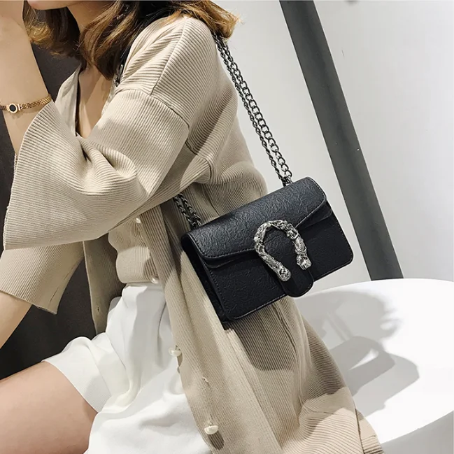Модная брендовая женская сумка из искусственной кожи аллигатора, дизайнерская сумка через плечо с цепочкой, женская сумка