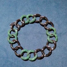 Дизайнерская мода 925 стерлингового серебра ювелирные изделия 3A кубического циркония браслет для вечеринки