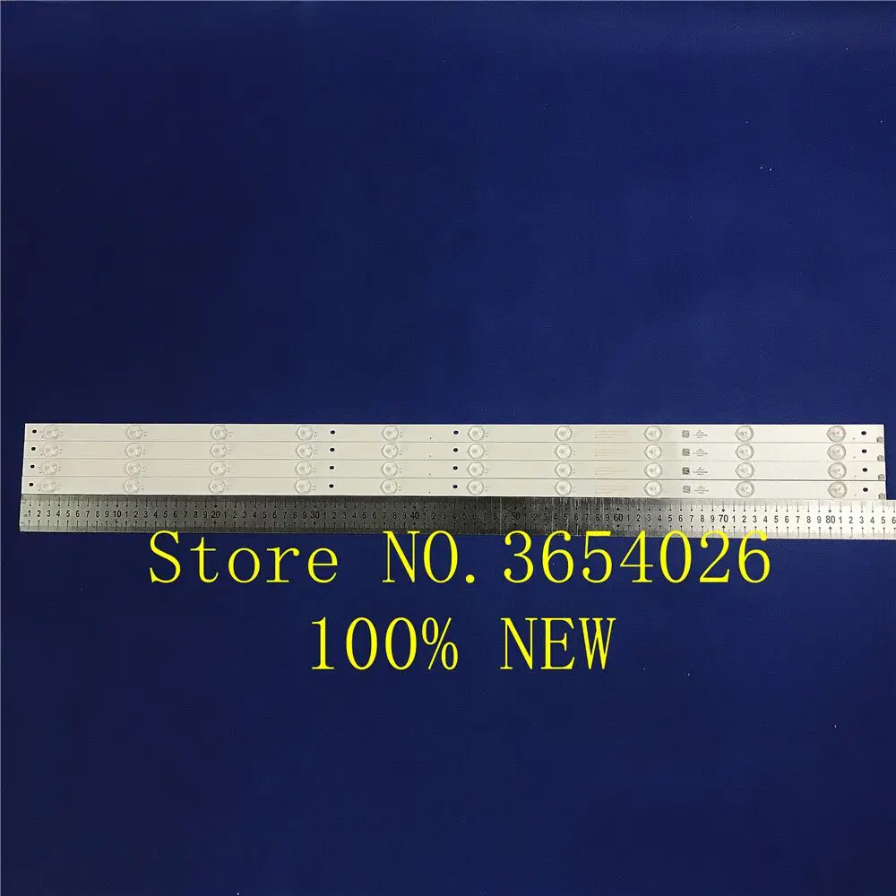 Светодиодная лента с подсветкой 8 шт. 10 светодиодный R/L для Changhong 43 дюйма телевизор