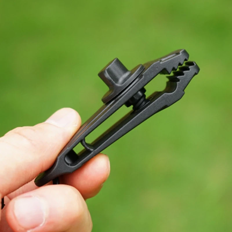 

10pcs Black Plastic Tent Tarp Awning Clips Clamp Outdoor Camping Accessories