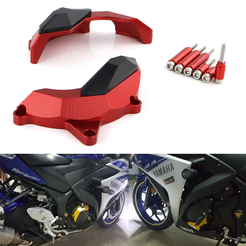 Frame Protection Guard Sliders Crash Pads Cover For YAMAHA YZF R6 YZF-R6 08-17