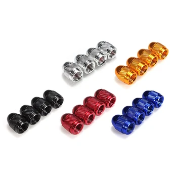 

4pc new valve cap tire pressure cap wheel cover dust Xelo rod for Auto Car - red