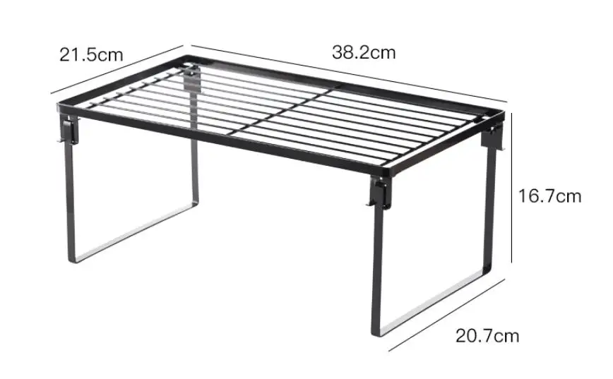 Штабелируемый кованый кухонный стеллаж для приправ Экономия пространства тарелка сушилка для посуды хранение кухонной утвари стеллажи Домашний Органайзер